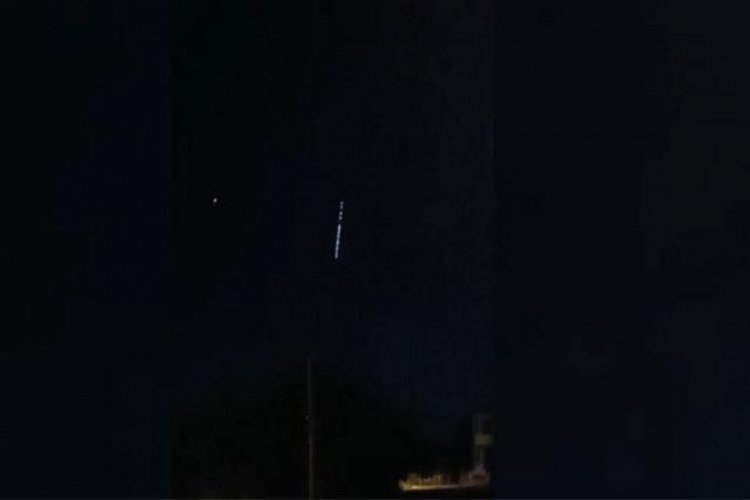 Erzincan'da Elon Musk'a ait Starlink uyduları g&ouml;r&uuml;ld&uuml;