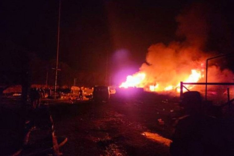 Karabağ'da benzin depolama alanında patlama: 20 &ouml;l&uuml;, 200 yaralı