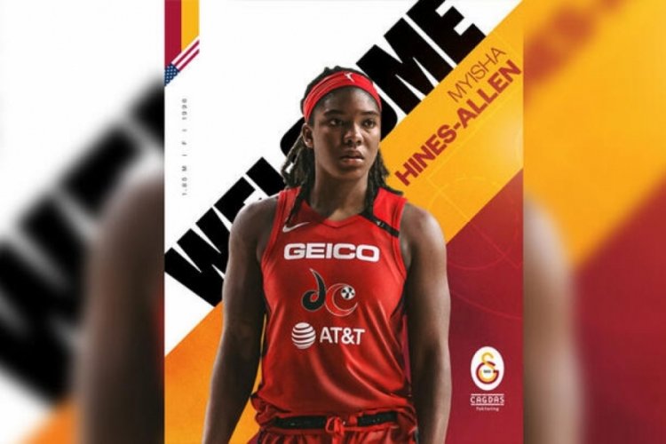 Galatasaray ABD'li forvet Myisha Hines-Allen kadrosuna kattı
