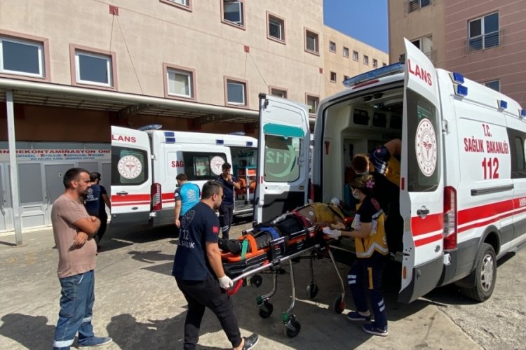 Tekirdağ'da iş&ccedil;i, yaklaşık 4 metre y&uuml;ksekten d&uuml;şt&uuml;!