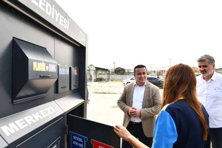 Bursa Mustafakemalpaşa'ya mobil atık kazandırıldı