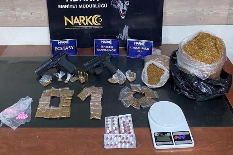 Adana'da uyuşturucu operasyonu! 4 tutuklama