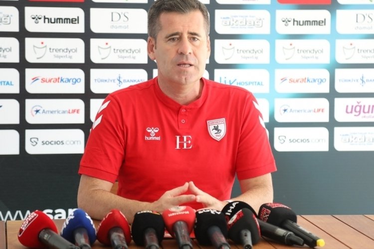 Samsunspor Teknik Direkt&ouml;r&uuml; Eroğlu: Bizim i&ccedil;in lig yeni başlıyor