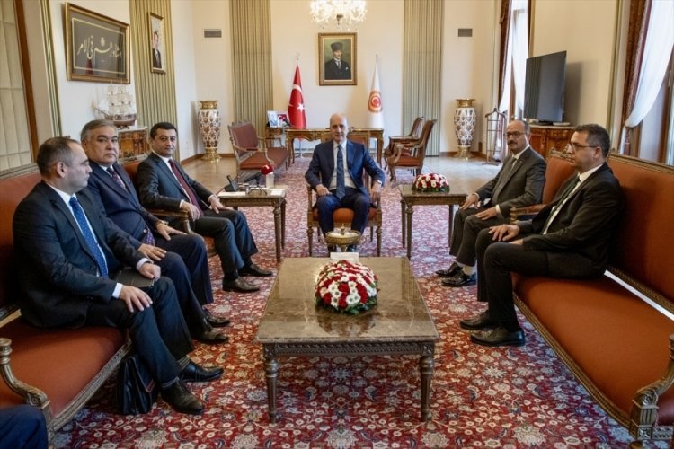 TBMM Başkanı Kurtulmuş, &Ouml;zbekistan Dışişleri Bakanı ve beraberindeki heyeti ağırladı
