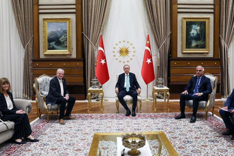 Cumhurbaşkanı Erdoğan, Christian Feichtinger ile bir araya geldi