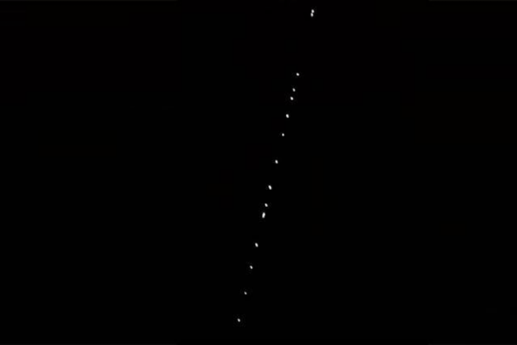 Starlink uyduları Ankara'da g&ouml;r&uuml;ld&uuml;