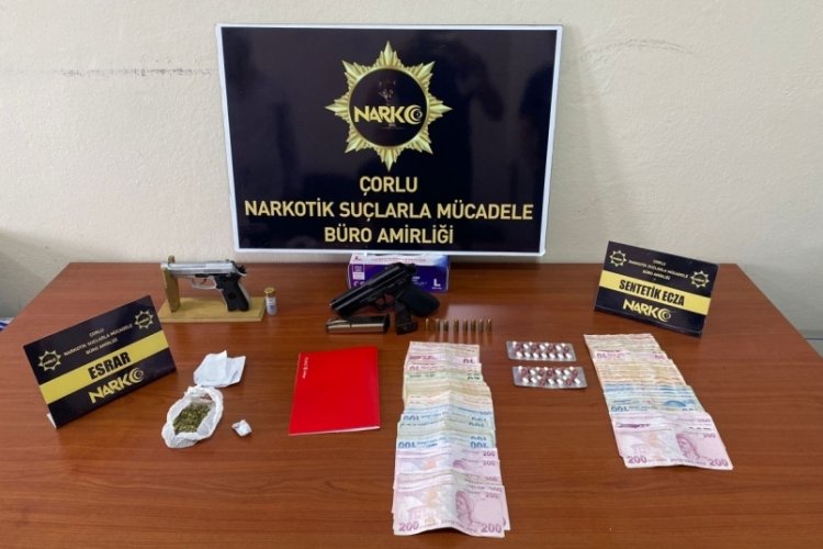 Tekirdağ'da uyuşturucu operasyonu! 10 ş&uuml;pheli yakalandı