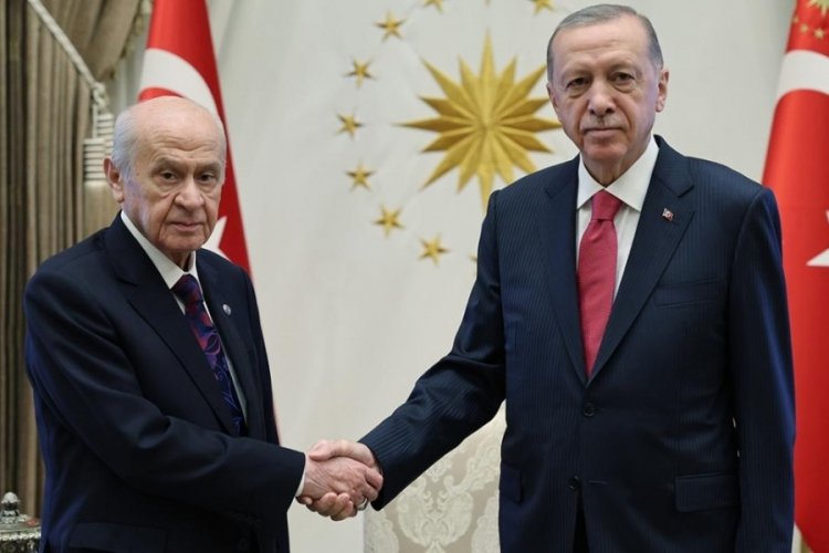 Beştepe'de Erdoğan-Bah&ccedil;eli g&ouml;r&uuml;şmesi