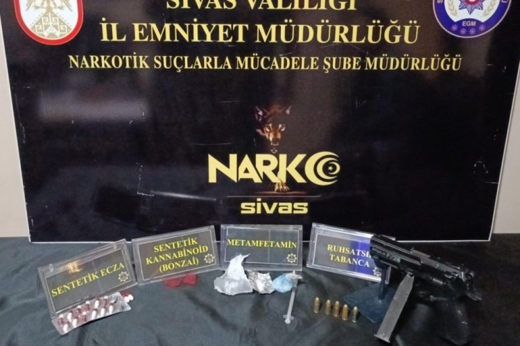 Sivas'ta uyuşturucu operasyonu