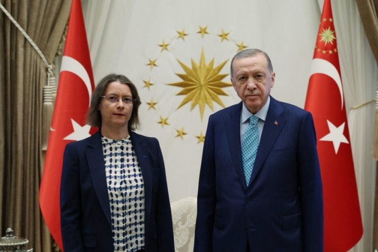Cumhurbaşkanı Erdoğan, Fransa B&uuml;y&uuml;kel&ccedil;isi İsabelle Dumont'u kabul etti