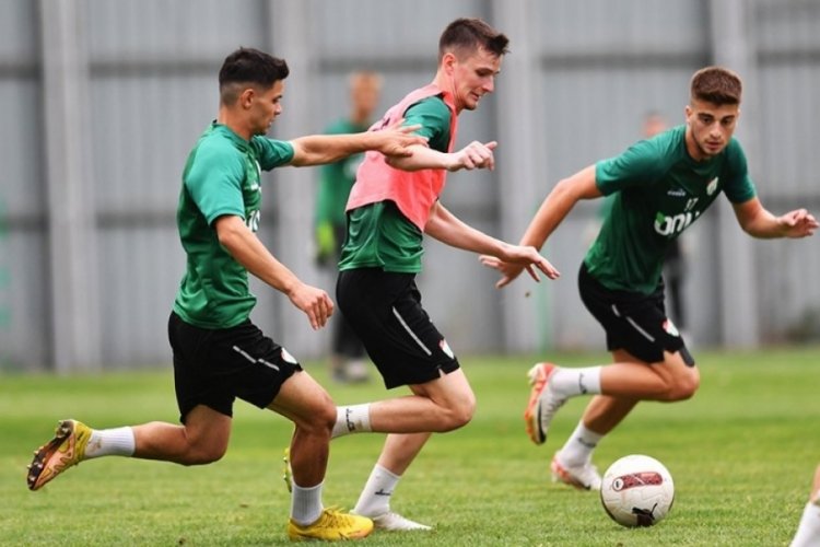 Bursaspor'da taktik &ccedil;alışmalar s&uuml;r&uuml;yor