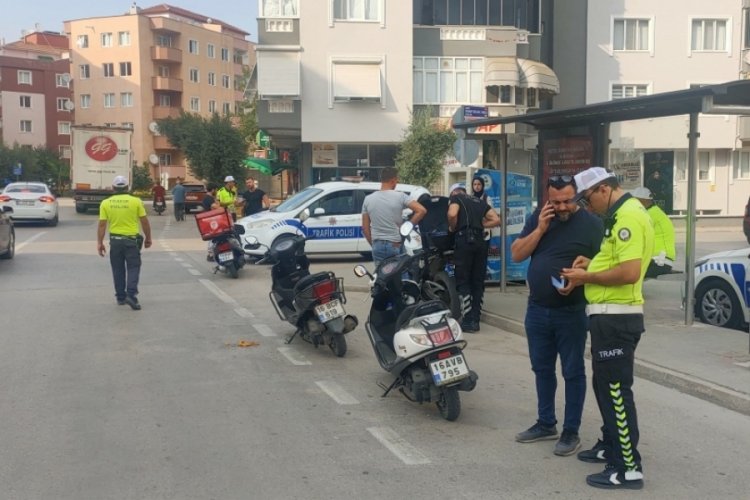 Bursa'da trafik ekiplerinden motosikletler &uuml;zerinde sıkı denetim!