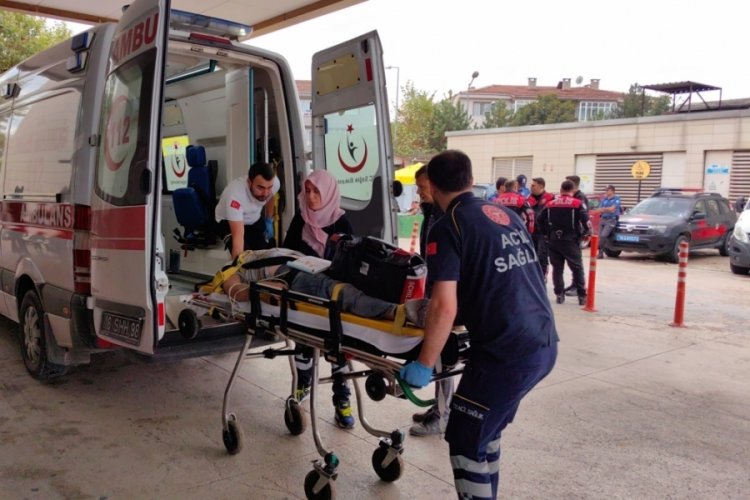 Bursa İneg&ouml;l'de kaynak yaparken elektrik akıma kapılan iş&ccedil;i, ağır yaralandı