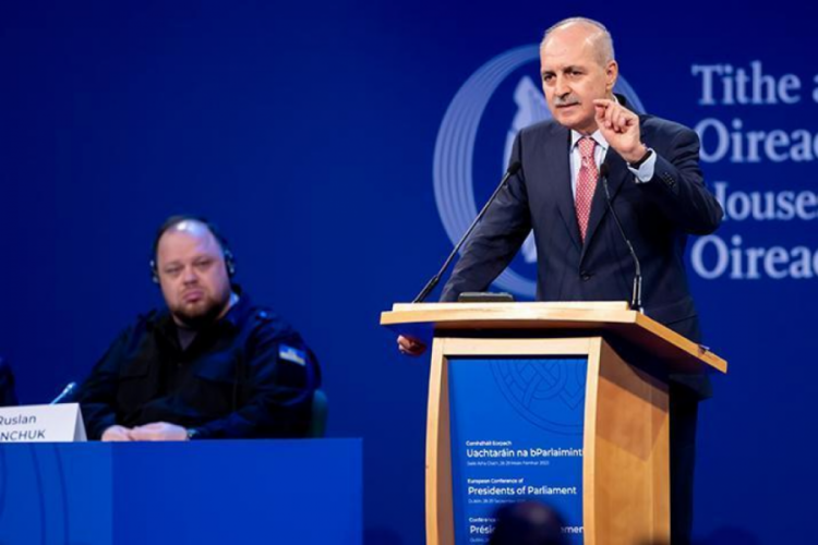 TBMM Başkanı Kurtulmuş: Dini nefret temelindeki eylemlere sessiz kalınması doğru değil