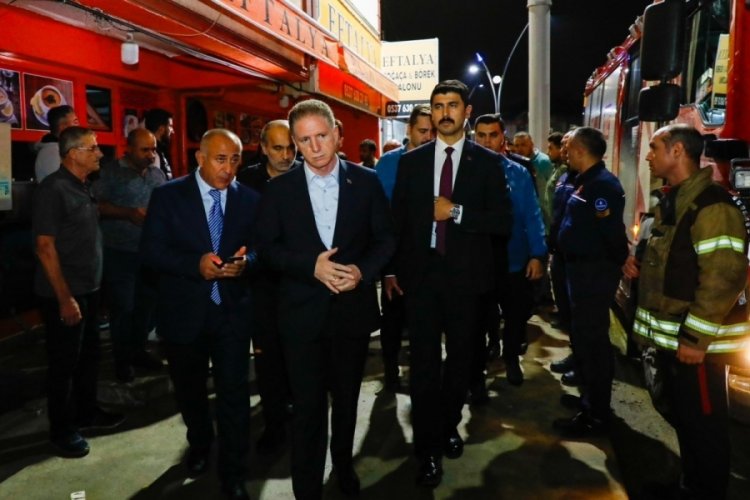 İstanbul Valisi G&uuml;l Arnavutk&ouml;y'de incelemelerde bulundu