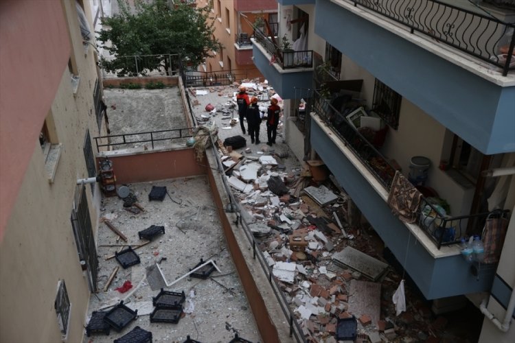 Ankara'da doğalgaz patlaması: 1 &ouml;l&uuml;