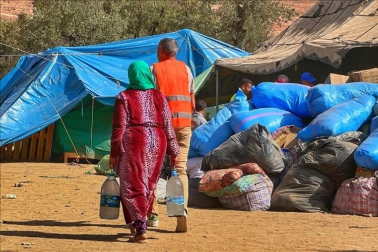 Fas'ta depremzedelere y&ouml;nelik yardım faaliyetleri s&uuml;r&uuml;yor