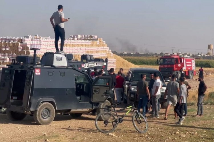 Suriye'den atılan havan mermisi mısır tarlasına d&uuml;şt&uuml;