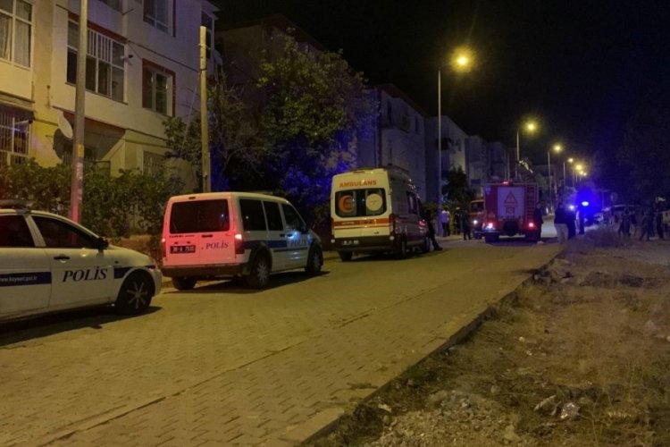 Kayseri'de mal paylaşımına sinirlenen kadın oturduğu evi ateşe verdi
