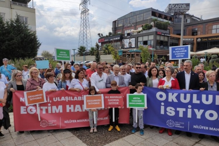 Nil&uuml;fer Kent Konseyi, Nil&uuml;fer'de devlet okulu olmayan mahalleler i&ccedil;in bir araya geldi&nbsp;