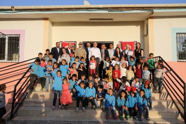 Mardin'de &Ccedil;aldere İlkokulu'na temiz enerji ve iklimlendirme sistemi kuruldu