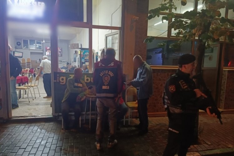 Bursa Emniyeti uygulamalarına devam ediyor