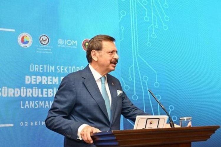 TOBB Başkanı Rifat Hisarcıklıoğlu: Sanayi i&ccedil;in bir yol haritası oluşturulacak
