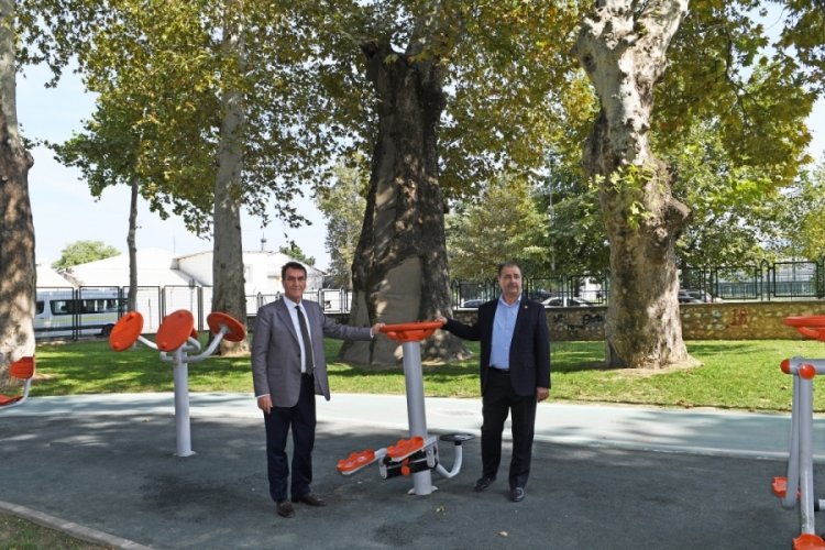 Bursa Osmangazi'de parklar yenileniyor