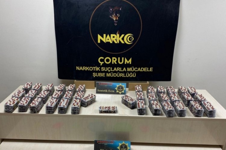 &Ccedil;orum polisinden uyuşturucu operasyonu