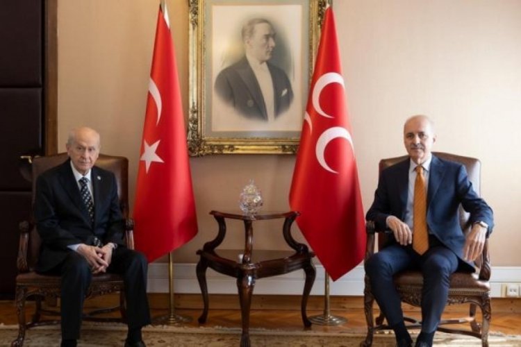 TBMM Başkanı Kurtulmuş, Devlet Bah&ccedil;eli'yi ziyaret etti