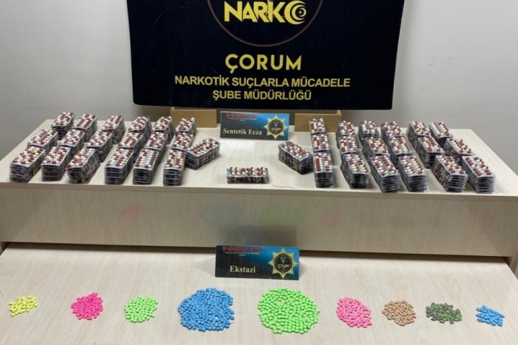 &Ccedil;orum'da uyuşturucu operasyonu!