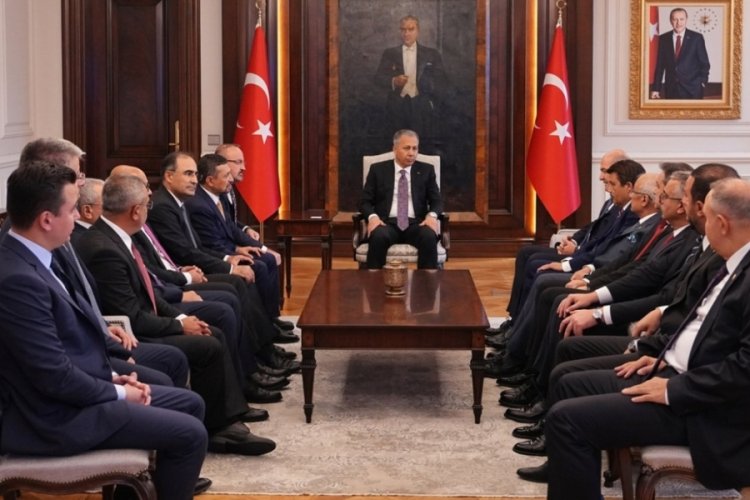 S&uuml;leyman Soylu'dan İ&ccedil;işleri Bakanı Ali Yerlikaya'ya ziyaret