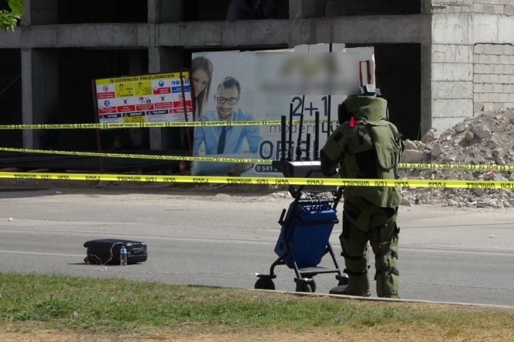 Adıyaman Valiliği yakınlarında bir valiz, bomba paniğine neden oldu