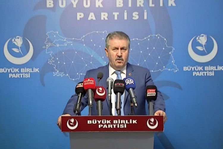 BBP Genel Başkanı Destici: Ter&ouml;r&uuml; kesip atmalıyız!