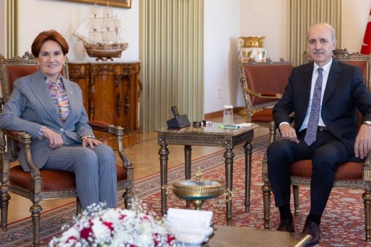 TBMM Başkanı Kurtulmuş, Meral Akşener ile g&ouml;r&uuml;şt&uuml;