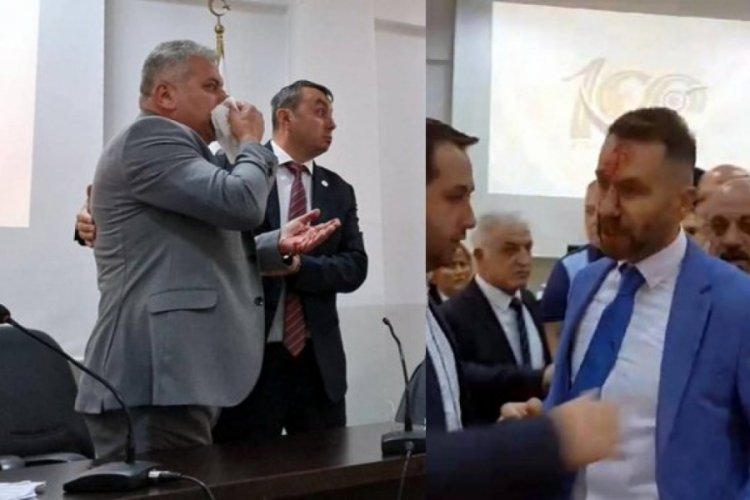 Zonguldak'ta mecliste b&uuml;y&uuml;k kavga!