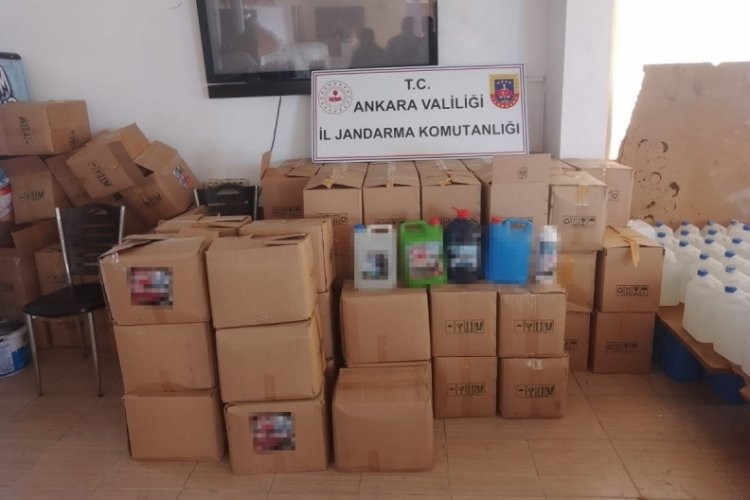 Ankara'da ka&ccedil;ak&ccedil;ılık operasyonu! 38 ton paketlenmiş sahte deterjan ele ge&ccedil;irildi