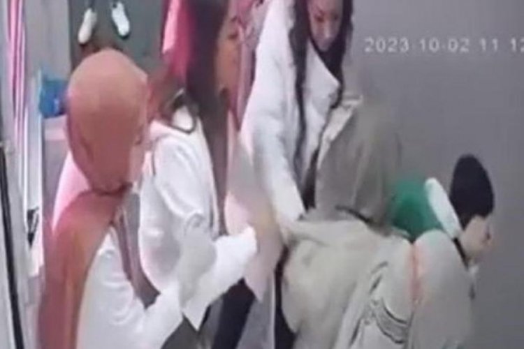 İstanbul'da g&uuml;zellik merkezinde m&uuml;şteriler ile &ccedil;alışanlar birbirine girdi