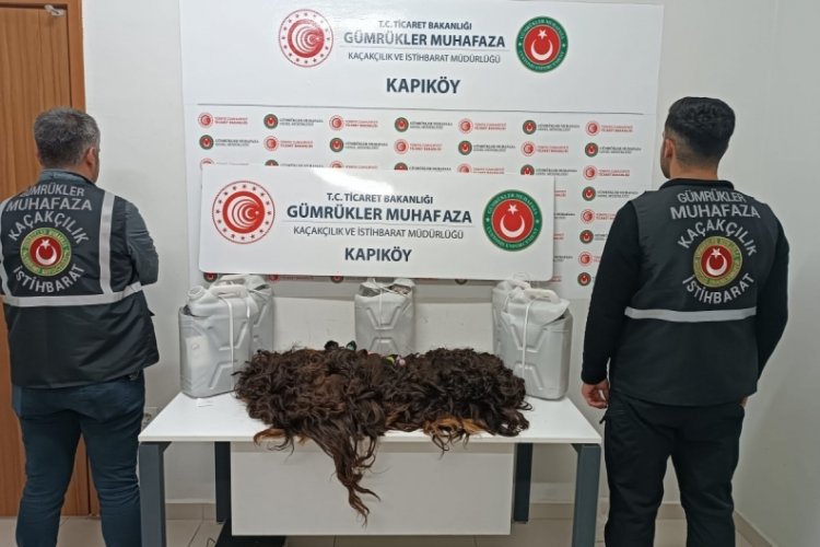 Van'da 1.3 milyon TL değerinde ka&ccedil;ak insan sa&ccedil;ı ele ge&ccedil;irildi!