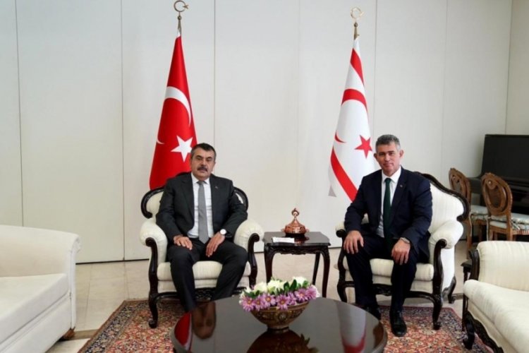 Milli Eğitim Bakanı Yusuf Tekin, KKTC temaslarına başladı