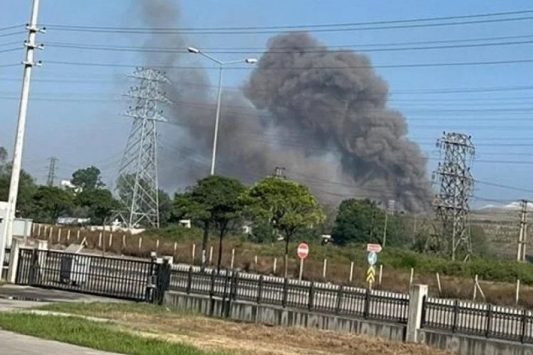 Samsun'da fabrikada patlama meydana geldi: 2 yaralı
