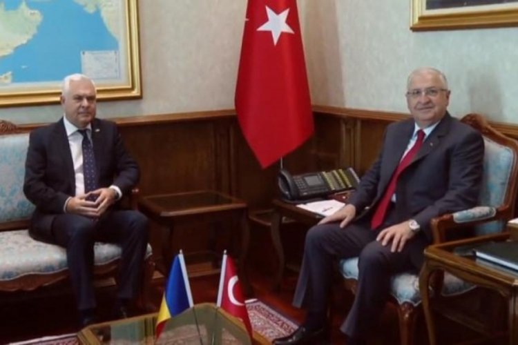 Bakan G&uuml;ler, Romanya Savunma Bakanı ile g&ouml;r&uuml;şt&uuml;