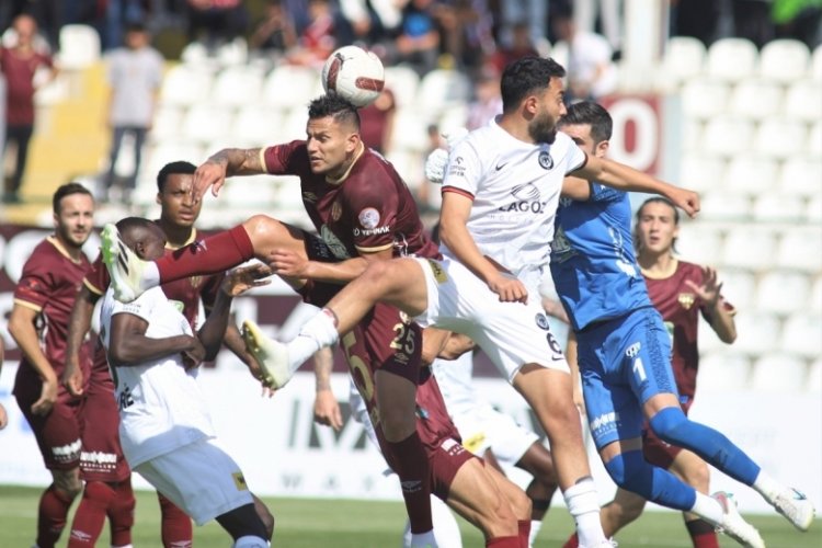 Bandırmaspor - &Ccedil;orum FK ma&ccedil;ından gol sesi &ccedil;ıkmadı