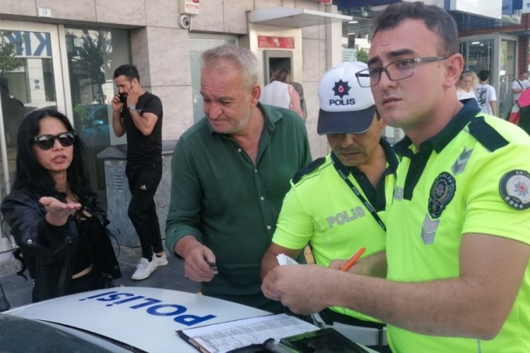Antalya'da cezaya karşı &ccedil;ıktı: Polisi 'artistlik yapmakla' su&ccedil;ladı!