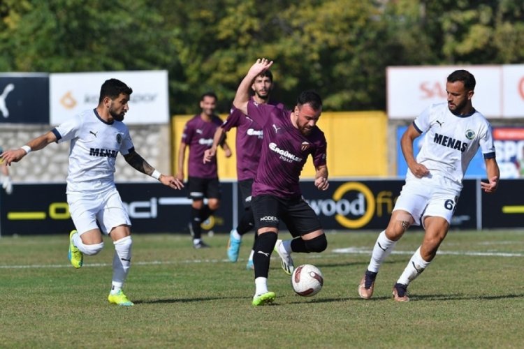 İneg&ouml;l'de 7 gol 2 kırmızı kart!
