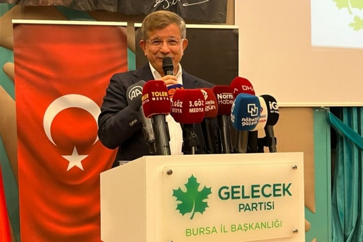 Davutoğlu Bursa'da Filistin üzerinden Erdoğan'a seslendi! "Bu Erdoğan'a hiç yakışmaz"