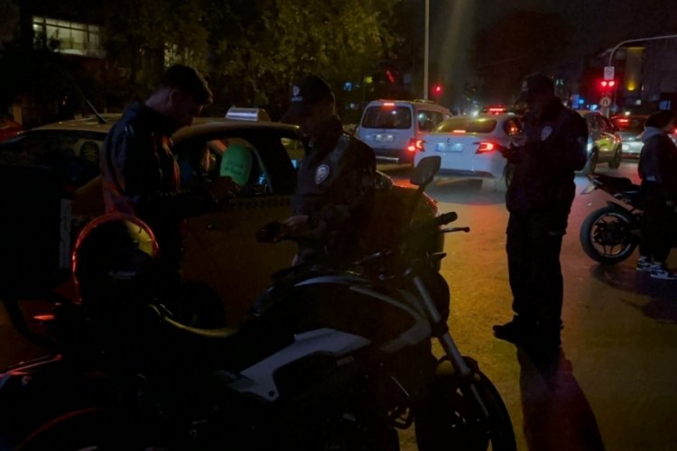 İstanbul'da motosikletlilere y&ouml;nelik denetim yapıldı