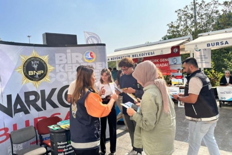 Bursa Emniyeti madde kullanımına karşı toplumu bilgilendirdi