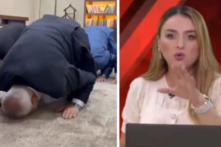 Azerbaycan TV sunucusu Hamas liderlerinin namaz videosuna sert tepki g&ouml;sterdi