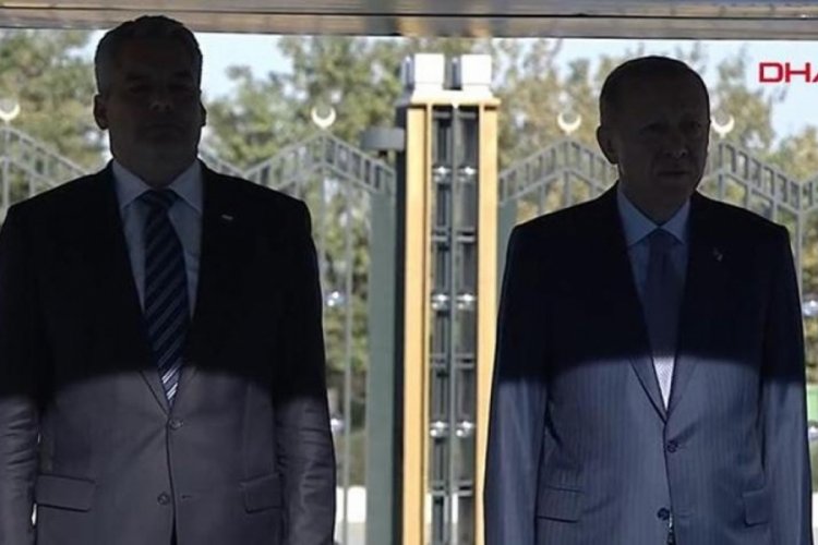 Cumhurbaşkanı Erdoğan, Karl Nehammer'i resmi t&ouml;renle karşıladı